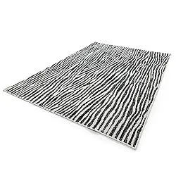Alfombras de Interior/Exterior - utomhusmatta - Vaura (negro/blanco)