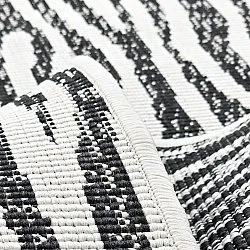 Alfombras de Interior/Exterior - utomhusmatta - Vaura (negro/blanco)