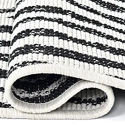 Alfombras de Interior/Exterior - utomhusmatta - Vaura (negro/blanco)