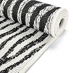 Alfombras de Interior/Exterior - utomhusmatta - Vaura (negro/blanco)