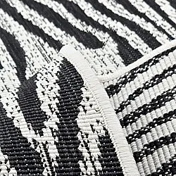Alfombras de Interior/Exterior - utomhusmatta - Vaura (negro/blanco)