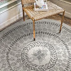Alfombras redondeadas - Indoor/Outdoor Malcolm (gris)