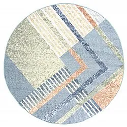 Alfombras redondeadas - Indoor/Outdoor Trivia (azul/multi)