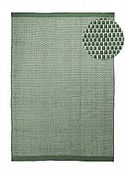 Alfombras de Interior/Exterior - Coastal Wool Look (verde/blanco)