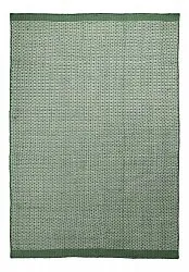 Alfombras de Interior/Exterior - Coastal Wool Look (verde/blanco)