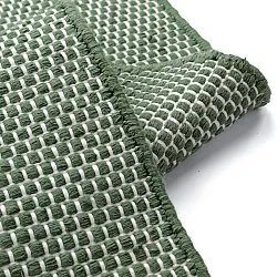 Alfombras de Interior/Exterior - Coastal Wool Look (verde/blanco)