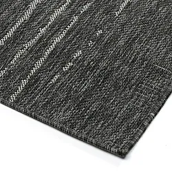 Alfombras de Interior/Exterior - Ragusa (negro/crema)