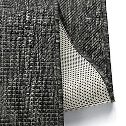Alfombras de Interior/Exterior - Ragusa (negro/crema)