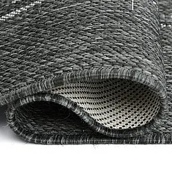 Alfombras de Interior/Exterior - Ragusa (negro/crema)