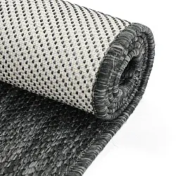 Alfombras de Interior/Exterior - Ragusa (negro/crema)