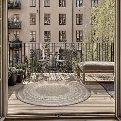 Alfombras redondeadas - Indoor/Outdoor Angus (beige)