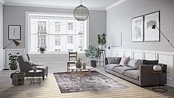 Alfombra Wilton - Violetta (gris)