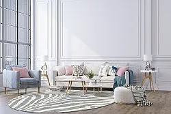 Alfombras redondeadas - Zebra