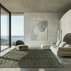 Alfombra Wilton - Dara (verde)