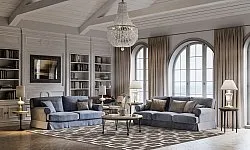 Alfombras de Interior/Exterior - Brussels Silver (gris)