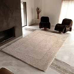 Alfombras de pelo largo - Aline Natural Cotton Shaggy (beige)