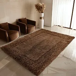 Alfombras de pelo largo - Aline Natural Cotton Shaggy (marrón)