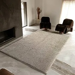 Alfombras de pelo largo - Enya Natural Cotton Shaggy (nature)