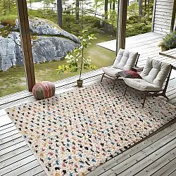 Alfombras de pelo largo - Litton Natural Cotton Shaggy (beige/multicolor)