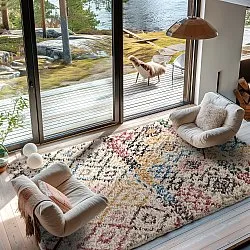 Alfombras de pelo largo - Maloney Natural Cotton Shaggy (multicolor)
