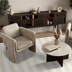 Alfombra de algodón - Nilo (beige)