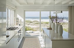 Alfombra de plástico - Camden (beige/blanco)