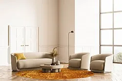 Alfombras redondeadas - Cosy (ocher)