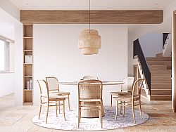 Alfombras redondeadas - Denizli (rosa)