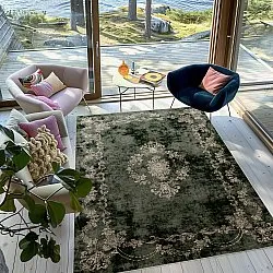 Alfombra Wilton - Taknis (verde oscuro)