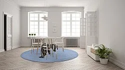 Alfombras redondeadas - Hamilton (Faded Denim)