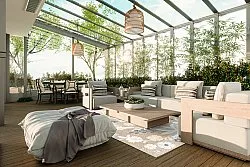 Alfombras de Interior/Exterior - Hilo (multi)