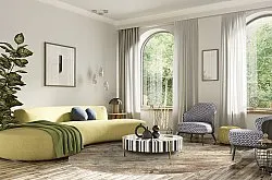 Alfombras redondeadas - Kebira (beige)