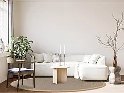 Alfombras redondeadas (sisal) - Agave (taupe claro)