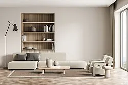 Alfombra de sisal - Agave (beige/gris)