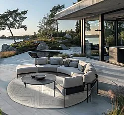 Alfombras redondeadas - Indoor/Outdoor Shirley (cream)