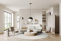 Alfombras redondeadas - Indoor/Outdoor Baltimore (cream)