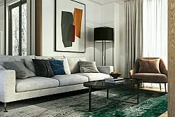 Alfombra Wilton - Tamalous (beige/verde)