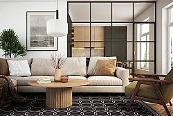 Alfombras de Interior/Exterior - Dewey (negro)