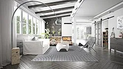 Alfombras de Interior/Exterior - Maynard (negro)