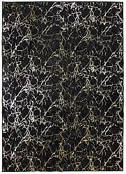 Alfombra Wilton - Alden (negro/oro)