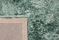 Alfombras de pelo largo - Janjira (azul-verde)
