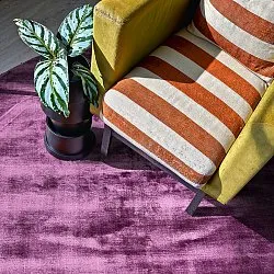 Alfombras redondeadas - Jodhpur Special Luxury Edition (morado)