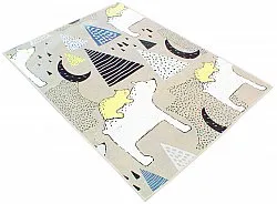 Alfombra infantil - Piggyback Ride (gris)