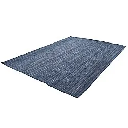 Alfombra de yute - Amasia (azul)