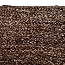 Alfombra redonda de yute - Amasia (marrón)