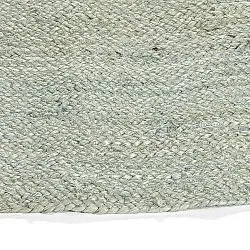 Alfombra redonda de yute - Amasia (gris)
