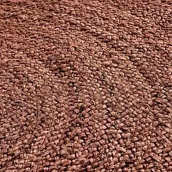 Alfombra redonda de yute - Amasia (castaña)