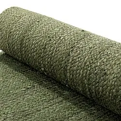 Alfombra de yute - Amasia (verde militar)