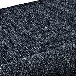 Alfombra de yute - Amasia (azul oscuro)