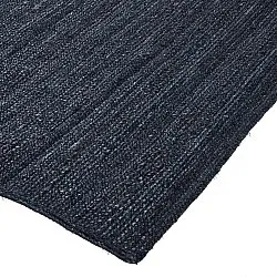Alfombra de yute - Amasia (azul oscuro)